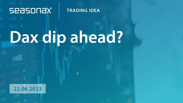 DAX Dip ahead?