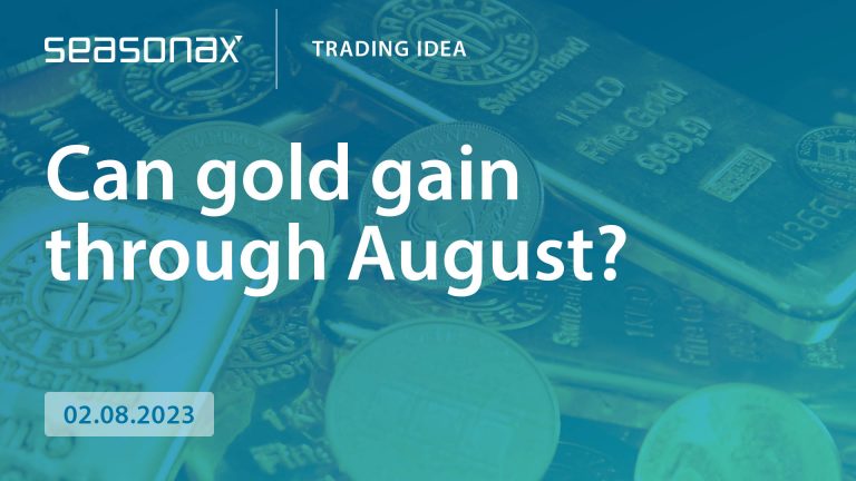 Gold gains in August?