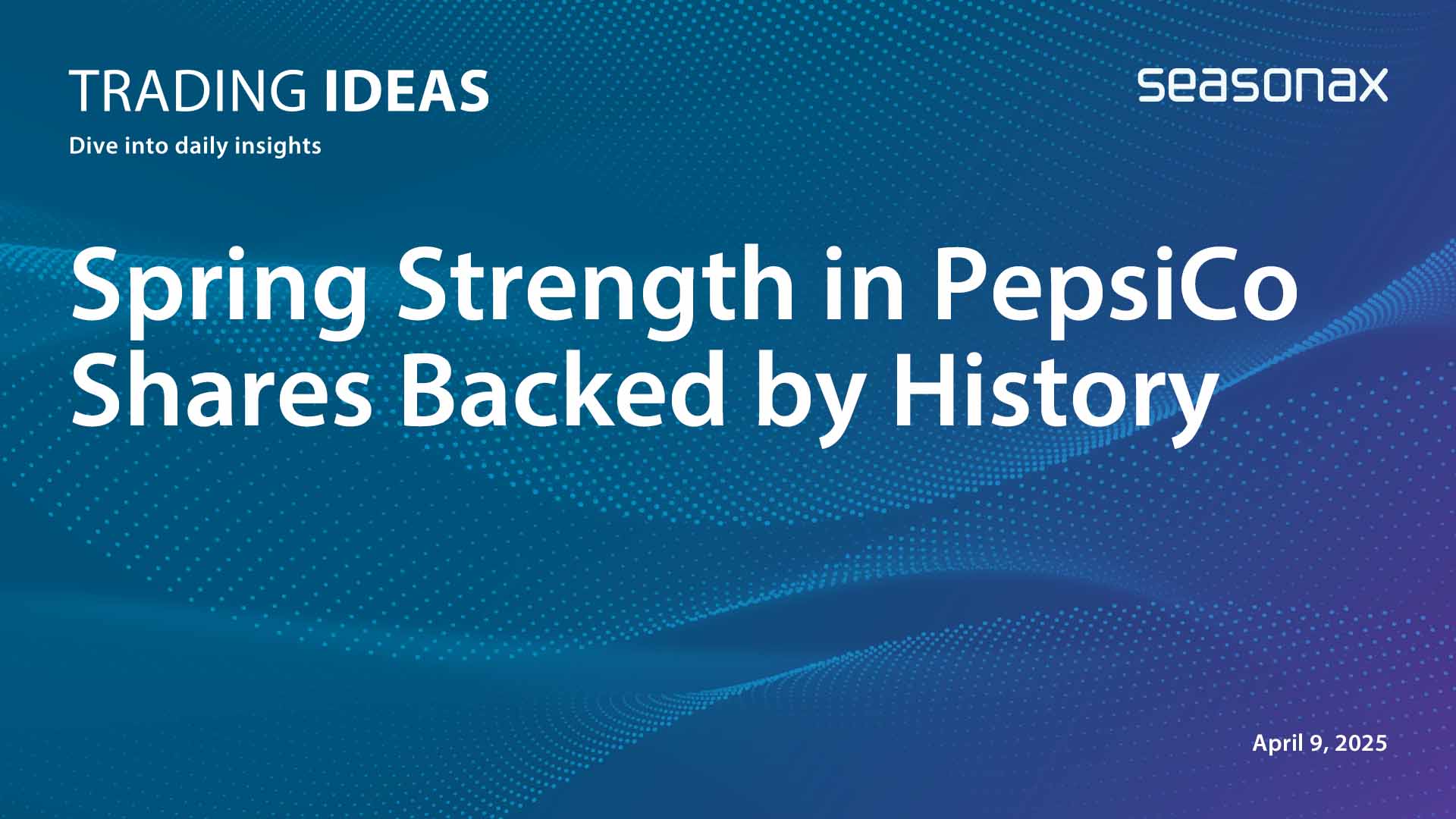 Spring strength in PepsiCo shares backed by history
