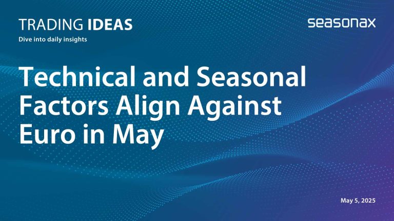 Technical and Seasonal factors align against Euro in May