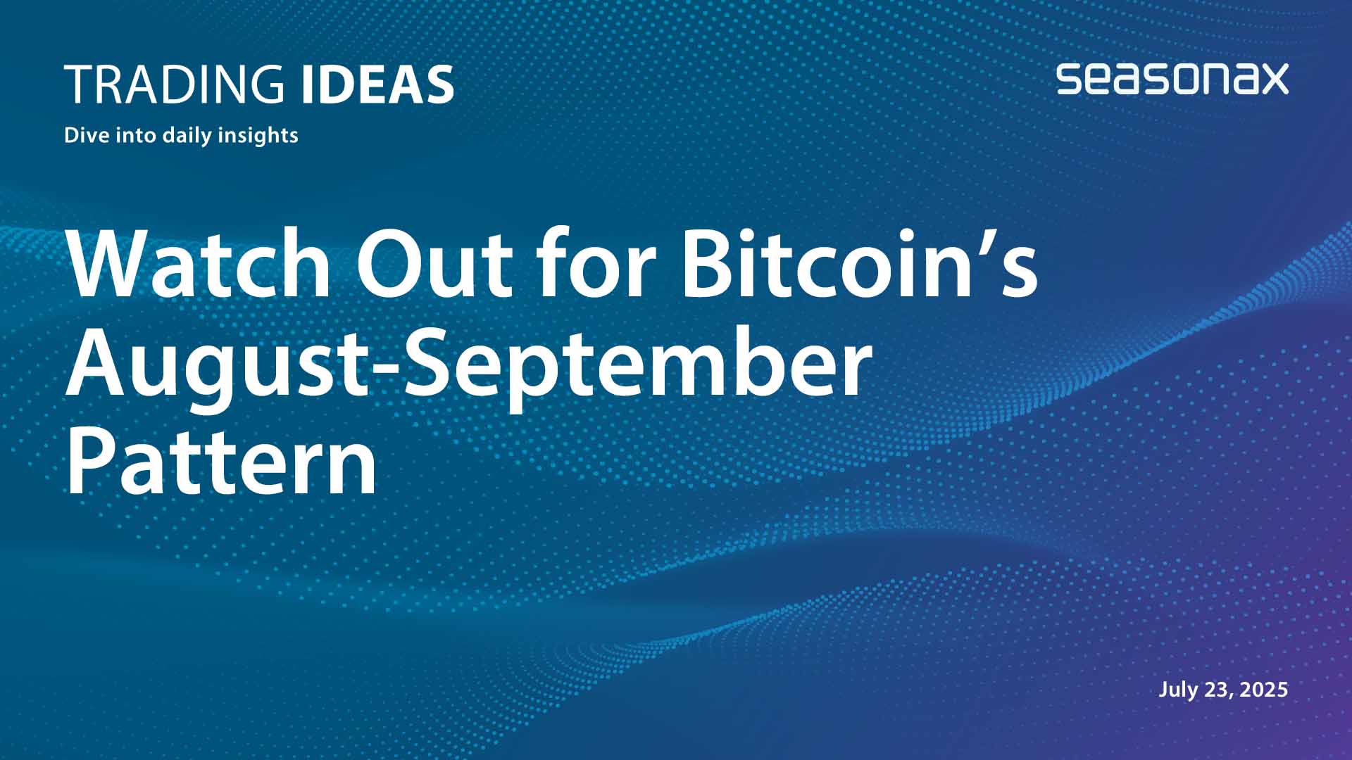 Trading Ideas Archives - seasonax