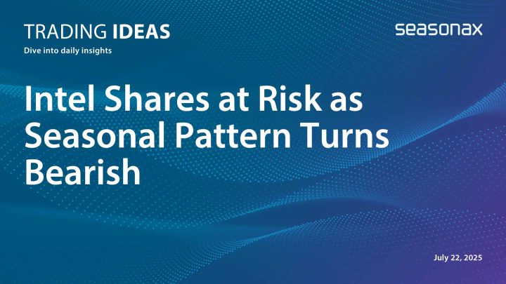intel shares at risk as seasonal pattern turns bearish