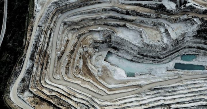 aerial view of a quarry, depicting topic of article