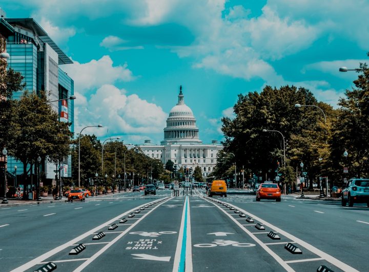 US Capitol building in Washington DC, representing the US presidential election cycle